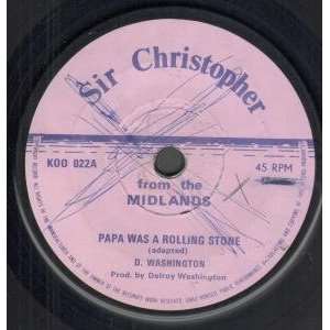   VINYL 45) UK SIR CHRISTOPHER 1973 D.WASHINGTON/KEITH HUDSON Music