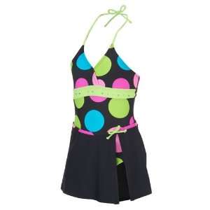    Malibu Girls 1 Piece Swimsuit with Cover Up