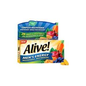 Alive Mens Enegy Multi Caffeine Free  Helps Support Bone Strength, 50 