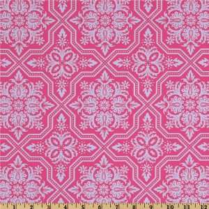 54 Wide Joel Dewberry Home Decor Heirloom Tile Flourish Blush Fabric 