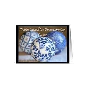  Housewarming Party Invitation Ceramic decorative spheres 