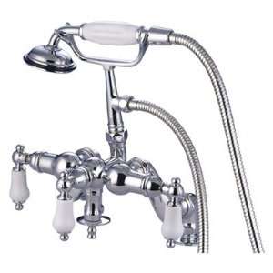 Elements of Design DT6 Hot Springs Deck Mount Clawfoot Tub Filler with 