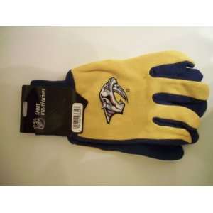 NHL Nashville Predators Two Tone Gloves