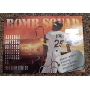   Barry Bonds # 3 MLB Baseball Bomb Squad Card