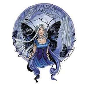  Meredith Dillman   Blue Diadem Fairy   Sticker / Decal 