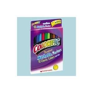 Colorific Thinline Washable Markers, 8 Color Set Arts 
