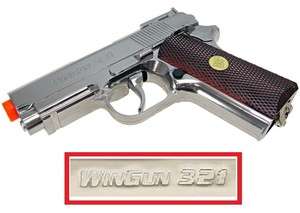 WG CNB 4321s Win Gun Metal M1911a1 HiCapa CO2 gas Airsoft pistols FREE 