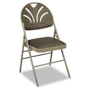   Seat/Molded Back Folding Chair, Taupe (36 970TAP4)