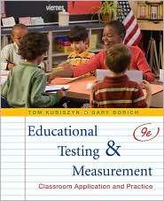 Educational Testing and Measurement Classroom Application and 