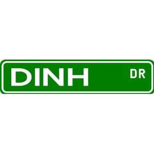 DINH Street Sign ~ Family Lastname Sign ~ Gameroom, Basement, Garage 