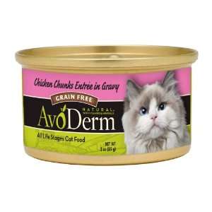  AvoDerm Natural Chicken Chunks Entree in Gravy Cat Food 