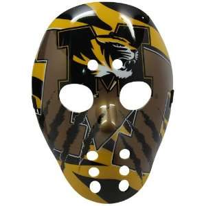    NCAA Missouri Tigers Black Gold Warface Facemask
