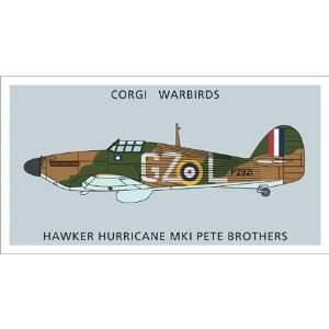  Corgi 1/72 Warbirds Hurricane MKI WB99603 Toys & Games