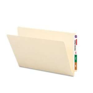  Shelf Folders, Straight Cut, Single Ply End Tab, Legal 