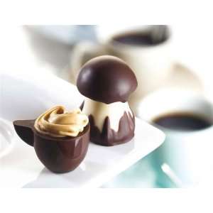   Mushrooms by Michel Cluizel   Caramel and Almond Nougatine Confection