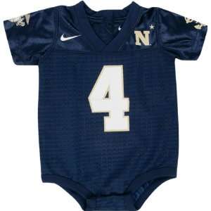  US Naval Academy Midshipmen Baby Nike Navy Football Onesie 