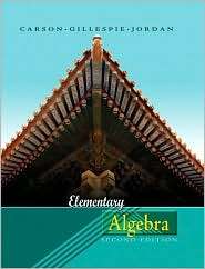 Elementary Algebra, (0321358376), Tom Carson, Textbooks   Barnes 