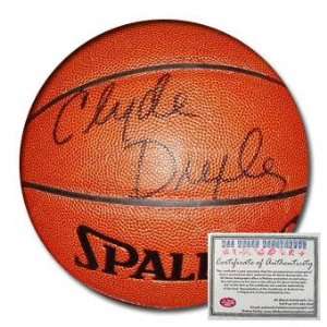  Clyde Drexler Autographed Official Indoor/Outdoor 