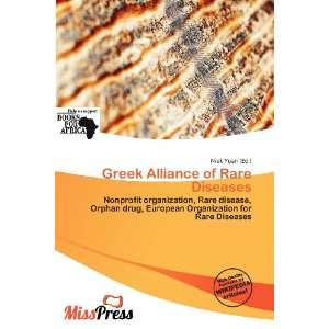  Greek Alliance of Rare Diseases (9786200784018) Niek Yoan 