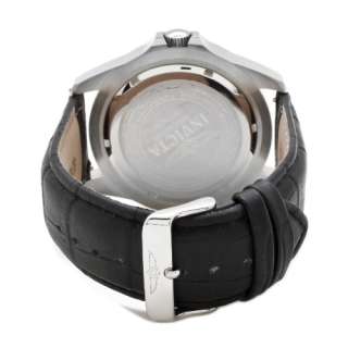Invicta Men Pro Diver 48mm MOP Dial Black Leather Watch 609722461184 
