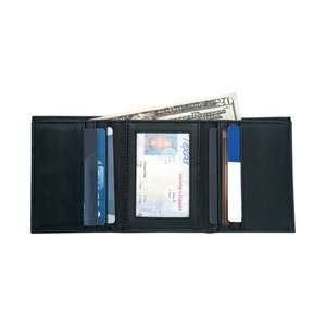  Embassy Mens Leather Tri Fold Wallet Arts, Crafts 