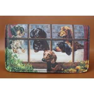   Dog 4 1/4 x 7 1/4 wallet by Ruth Maystead 