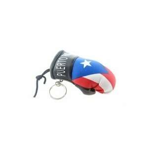 Puerto Rico Boxing Glove Keychain