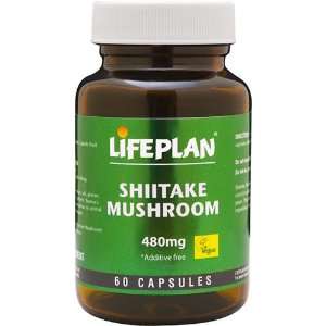 Lifeplan Shiitake Mushroom 480G X 60 Capsules  Grocery 