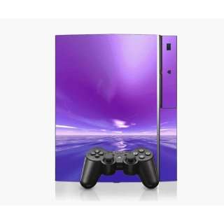 PS3 Playstation 3 Console Skin Decal Sticker  Purple River