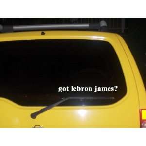  got lebron james? Funny decal sticker Brand New 