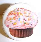 FROSTED CUPCAKE Sprinkles ~ADJUSTABLE RING~ kitsch junk food dessert 