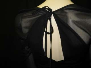 NWT ALESSANDRO DELL ACQUA Black Jersey Dress 6 $1600  