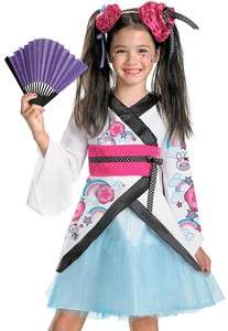 Kids Girls Harujuku Japanese Kimono Halloween Costume 039897119342 
