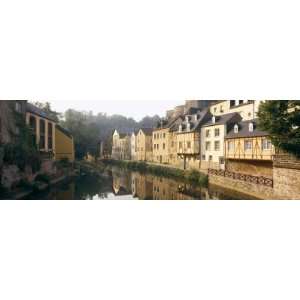  Buildings Along Alzette River, Luxembourg City, Luxembourg 