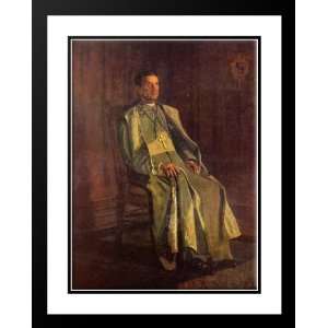  Eakins, Thomas 28x36 Framed and Double Matted Monsignor 