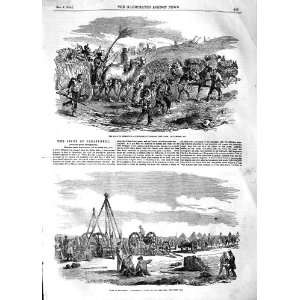  1854 Commissariat Waggons Fascines Sebastopol War