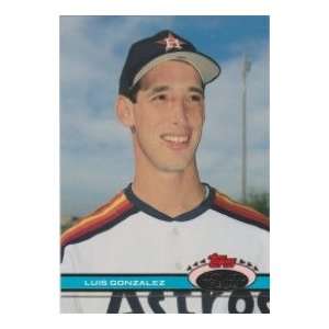   Gonzalez 1991 Topps Stadium Club Baseball (Houston)