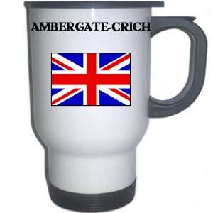 UK/England   AMBERGATE CRICH White Stainless Steel Mug 