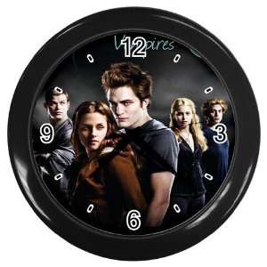 com New Custom Black Wall Clock Home Decoration Twilight Bella Edward 
