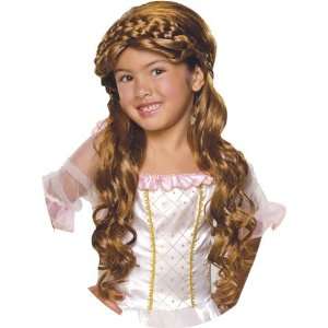  Girls Wig   Brown Enchanted Princess Toys & Games