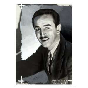  Portrait of the Animated Cartoon Artist and Producer Walt 