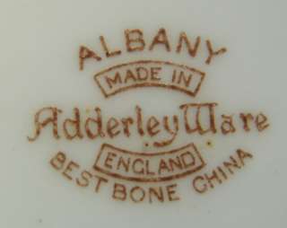 Vintage Adderley Albany Bone China Dinner Plate  