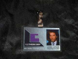 SMALLVILLE   Luthorcorp ID Badge   Lionel Luthor  