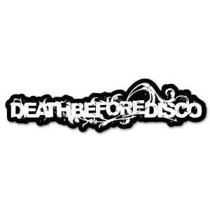    My Chemical Romance Death Before Disco sticker 8 x 2 Automotive