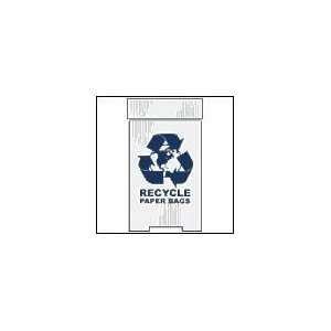 Recycle bin 38 (44 gal) Paper corrugated plastic recycle bin  