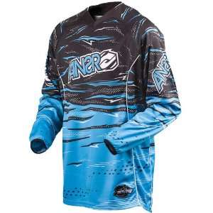   Stewart Collection Haze Youth Boys MX Motorcycle Jersey   Blue / Large
