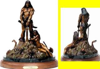 Conan Barbarian Bronze Clay Moore Frazetta Statue A/P  