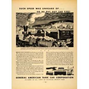  1932 Ad General American Tank Car Corp Railroad Freight 