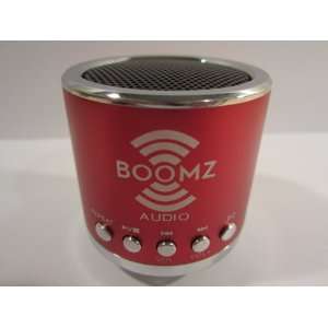 BOOMZ Audio powerful mini  Player/Speaker (red 