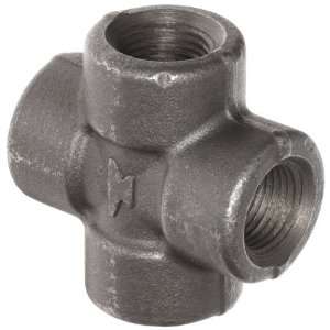 Anvil 2104 Forged Steel Pipe Fitting, Class 2000, Cross, 1/2 NPT 